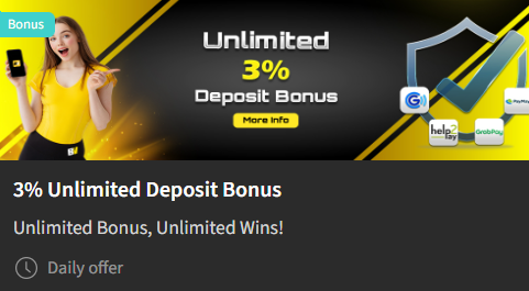 Betvisa Casino 3% unlimited daily deposit bonus Philippines 2026